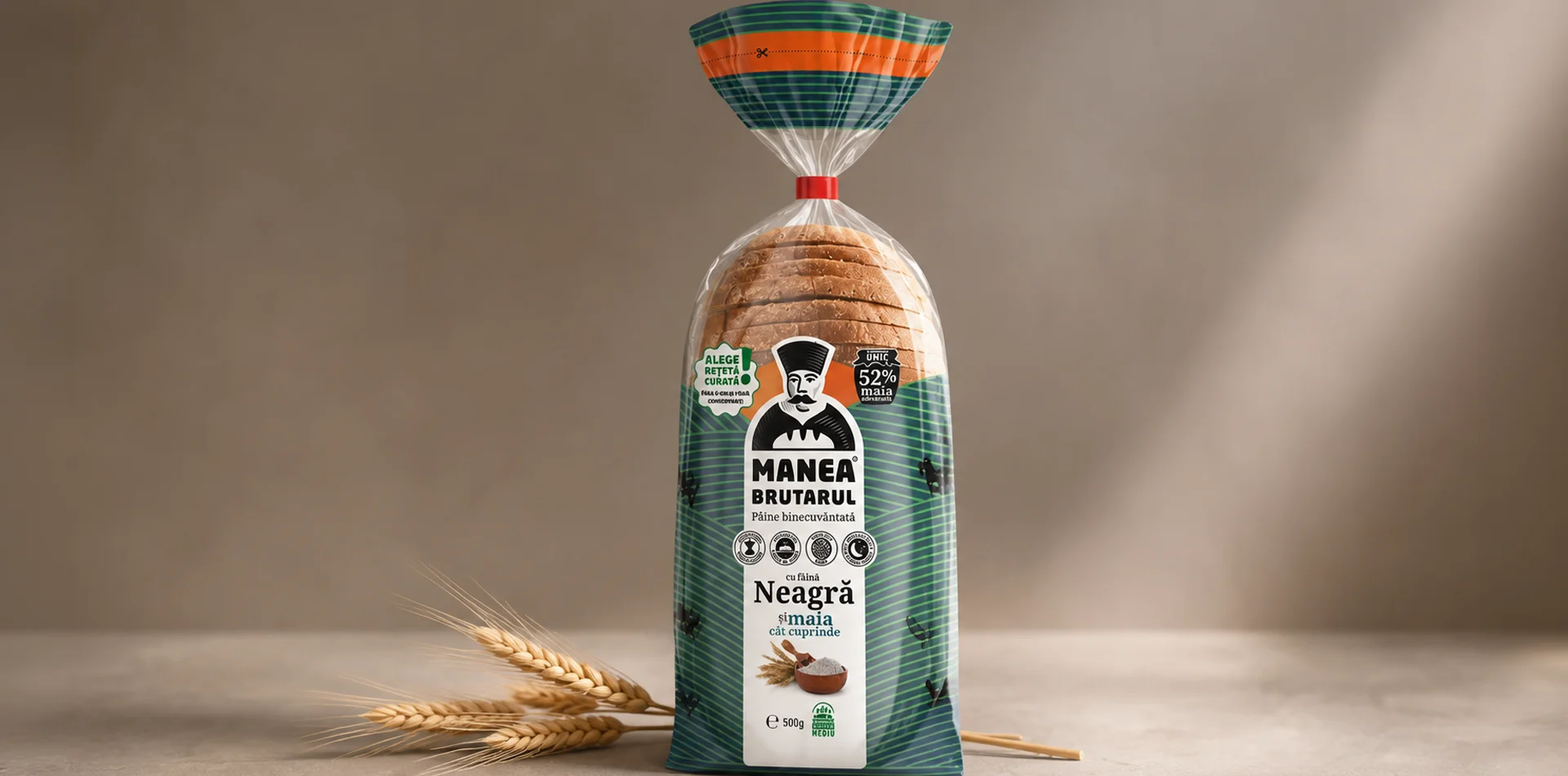package design Manea Brutarul