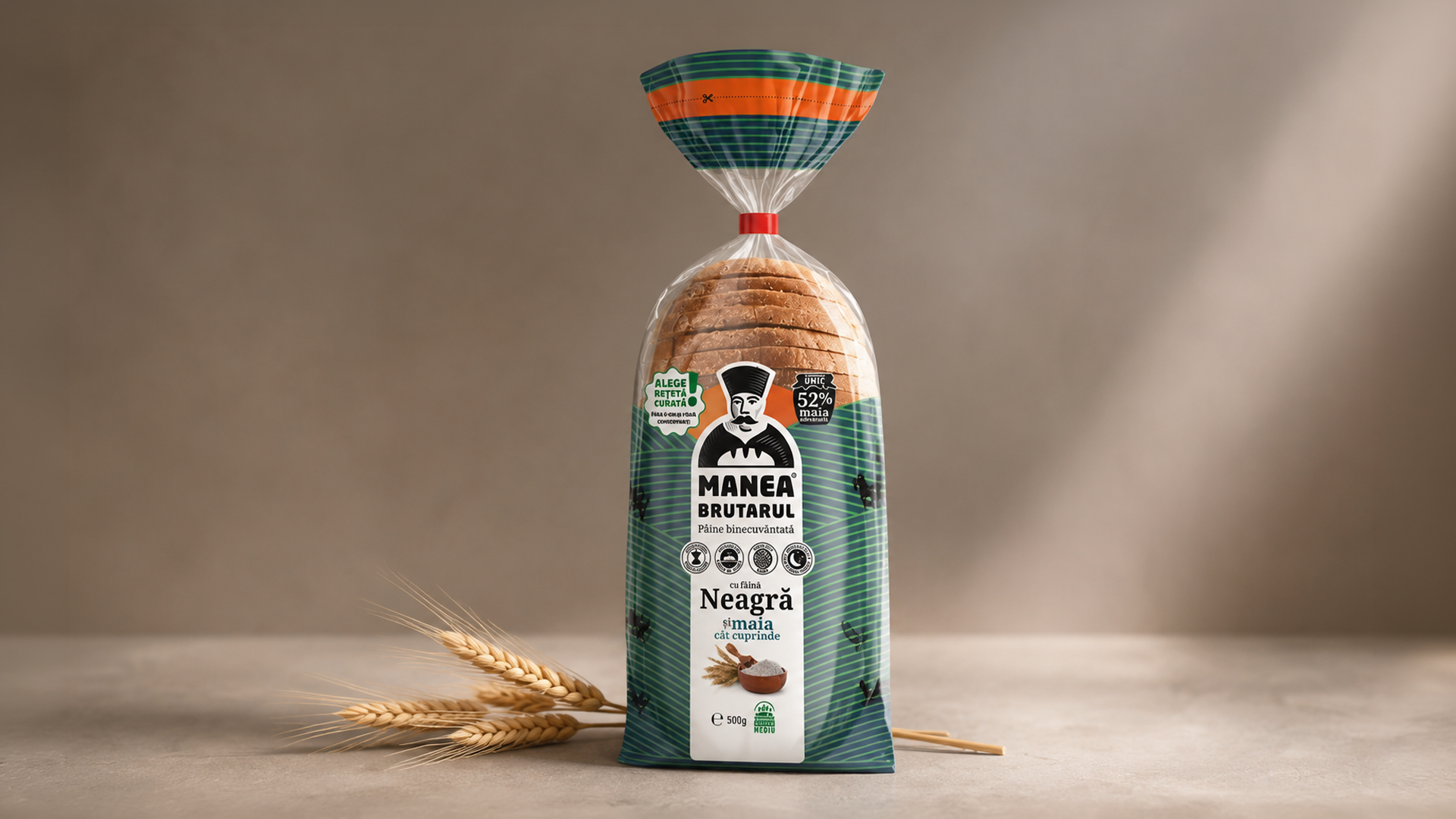 package design Manea Brutarul